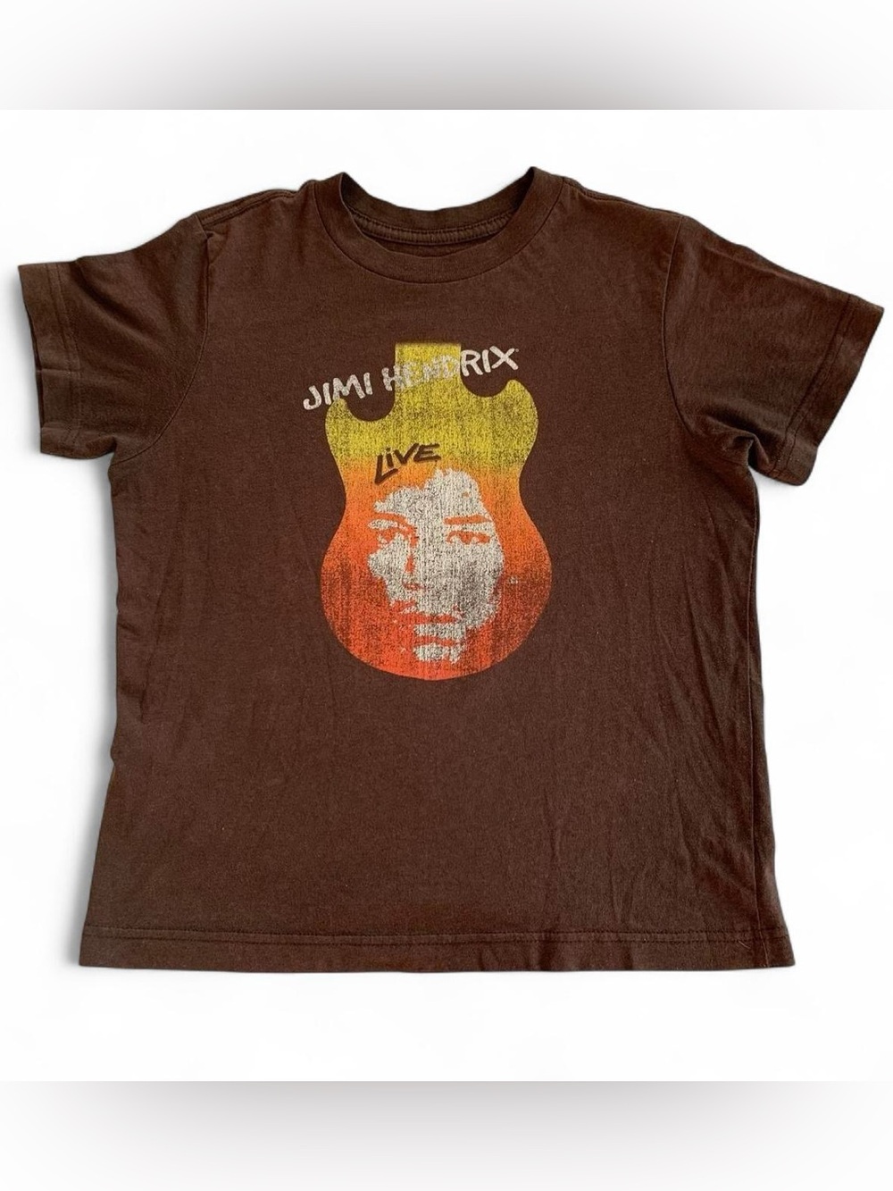 Vintage-Style Jimi Hendrix Graphic Band Tee Short Sleeve T-Shirt Size S